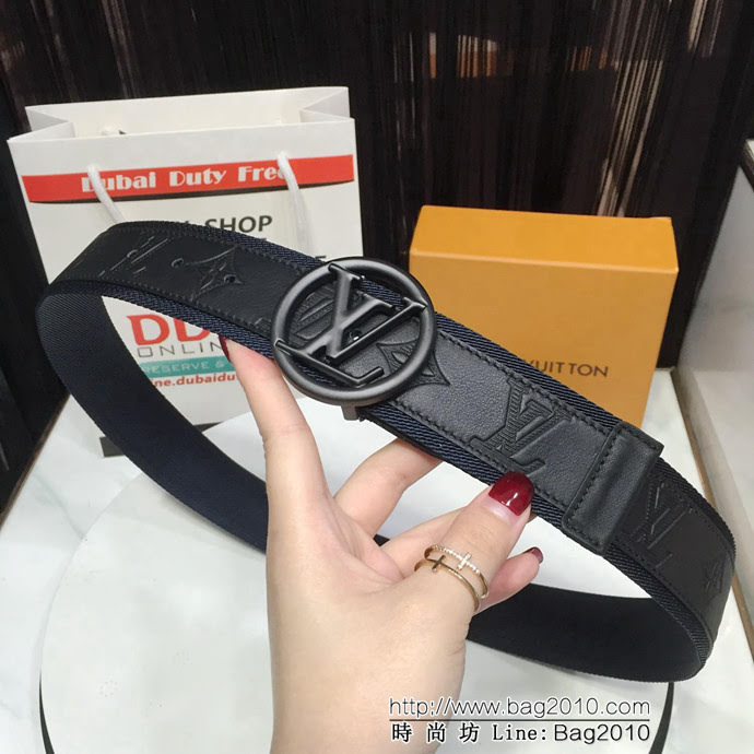 路易威登LV M0114T 本季新品 LV Circle腰帶 休閒時尚 男士皮帶  xfp1399